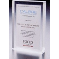 Lucite Rectangle Award (6"x8"x7/8")